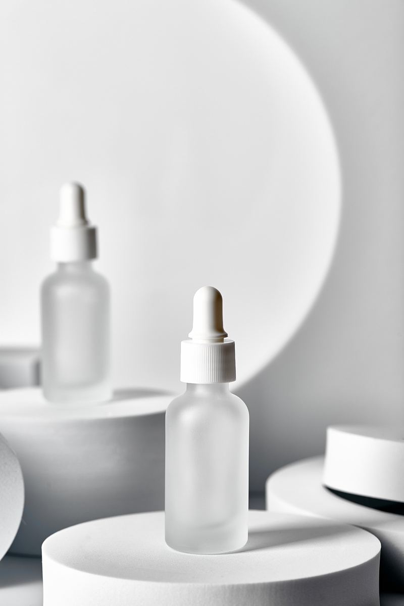 Clinical Beauty Skincare Serum Bottles Mockup